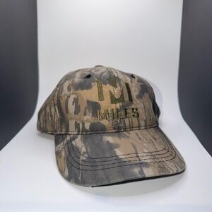 Miles Sand & Gravel Camouflage Snapback Hunting Hat OSFM Brown Green